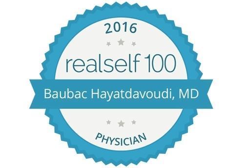 Dr. Baubac Hayatdavoudi Receives the RealSelf 100 Award
